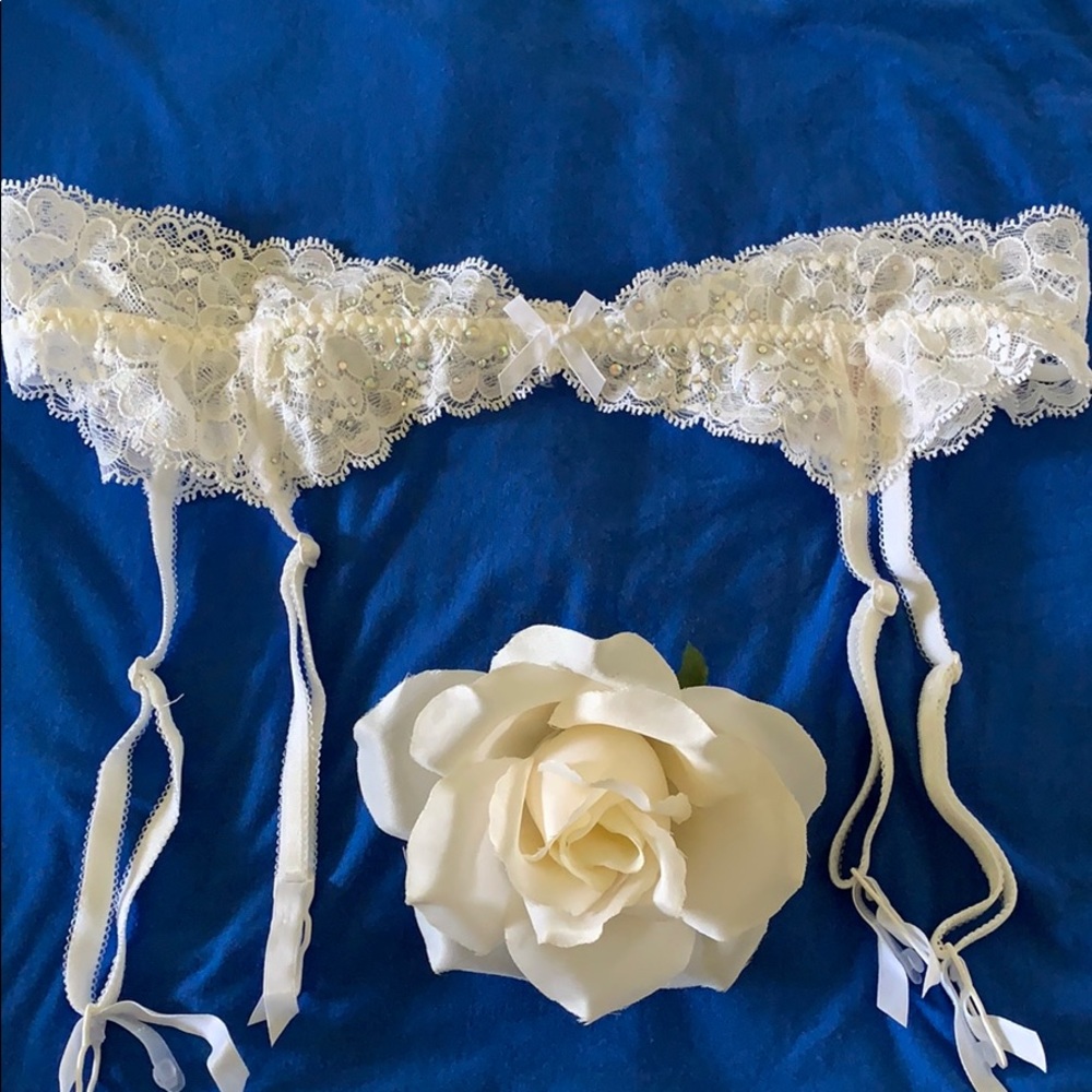 Victoria’s Secret lace garter belt
